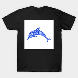 Dolphin with Starfish and Sea Shells T-Shirt